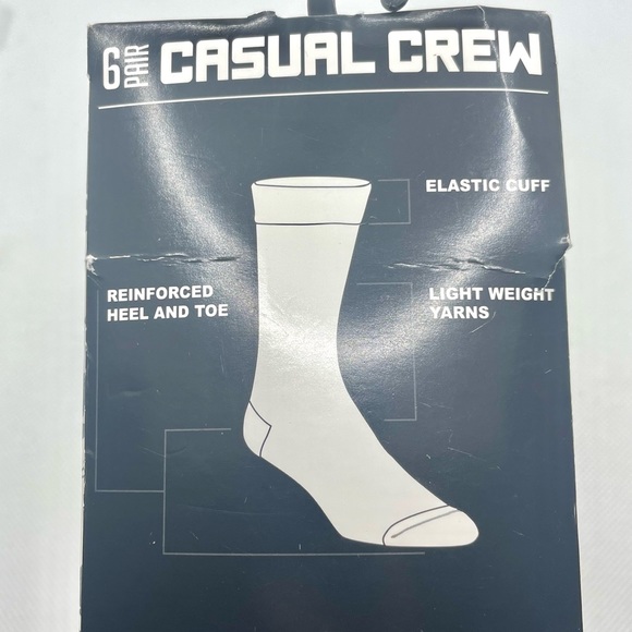 New Hanna-Barbera Collection Warner Brothers 6 Casual Crew Socks Sz 8-12 - Picture 4 of 5